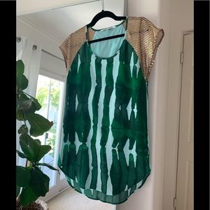 Collective Concepts dress w/ sequin sleeves